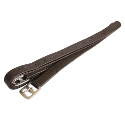 Etrivières cuir très souple doublées marron