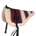 Bareback pad selle tapis de monte à cru Bordeaux