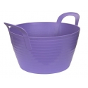 Seau flexible d'écurie Flexiseau FlexBag à poignées 12 litres Lilas