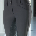 Culotte d'équitation Horze Active à fond silicone, femme