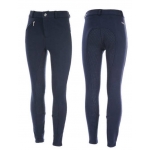 Culotte collant d'équitation d'hiver avec basanes Horze Active, enfant