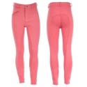 Culotte d'équitation enfant Horze Active à fond intégral silicone Rose