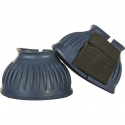 Cloches en caoutchouc avec fermeture Velcro,1 paire - HKM Bleu gris