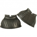 Cloches en caoutchouc avec fermeture Velcro,1 paire - HKM Noir
