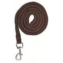 Longe -Stars- avec mousqueton Marron foncé
