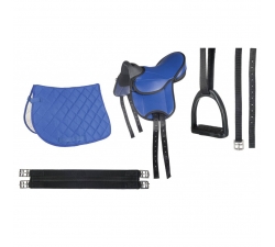 Selle pour shetland - Set beginner Bleu