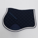 Tapis de selle mixte STARLINE Lami-cell Navy / Blanc