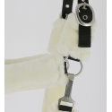 Licol cheval full mouton pour transport avec protection mouton