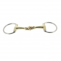 Filet Mors roulette double brisure maillechort DMH Equitation