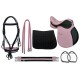 kit selle complet cuir plus bridon poney ou shetland DMH
