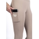 Leggings taille haute blanc fond 1/1 en silicone