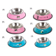 Gamelle pour chien antidérapante en métal avec inscriptions 150 ml