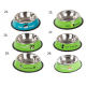 Gamelle pour chien antidérapante en métal avec inscriptions 150 ml