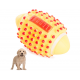 Ballon de rugby en caoutchouc pour chien