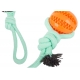 Jouet pour chien avec anneau de dentition en silicone
